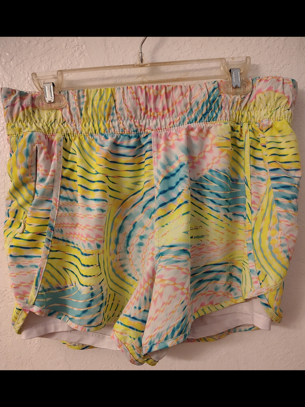 Avia Colorful Elastic Waist Athletic Shorts